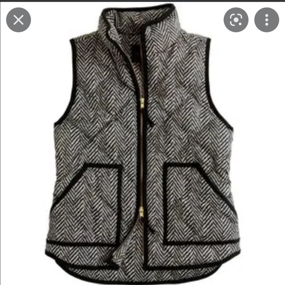 JCrew Herringbone Vest